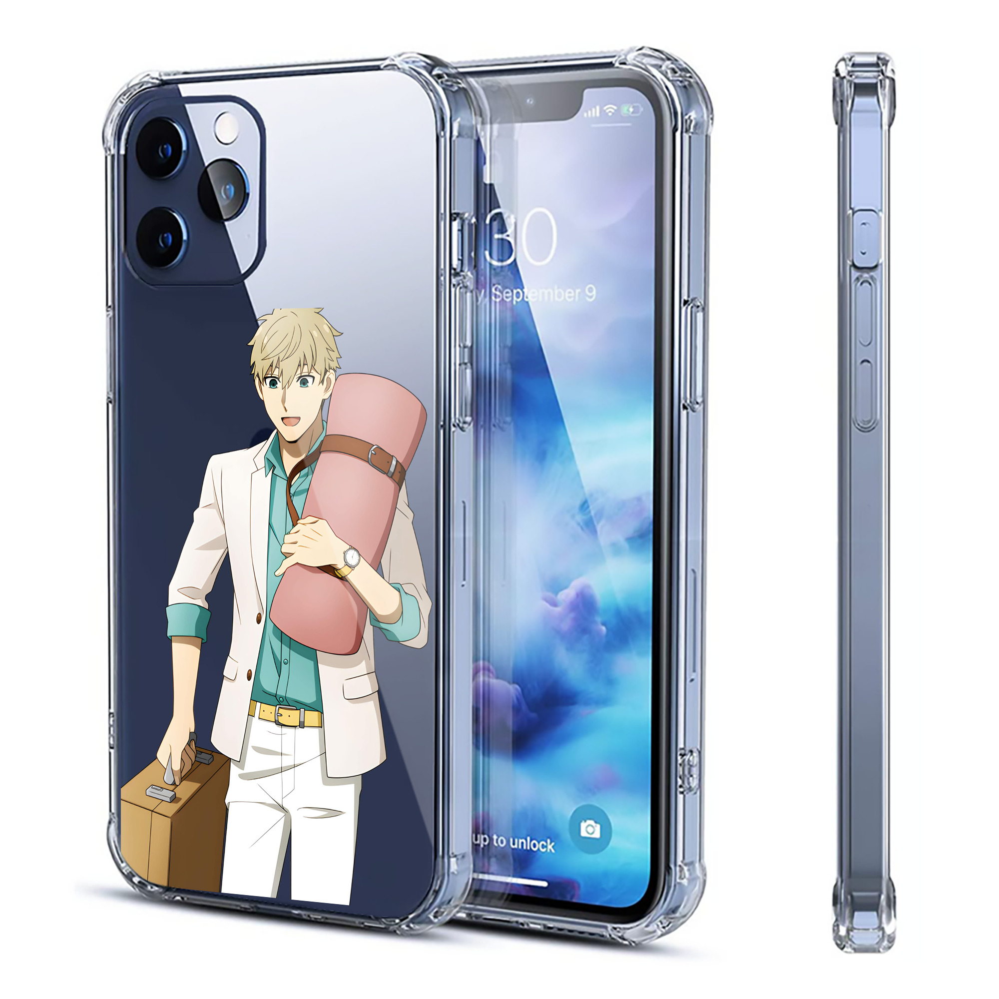 （画像用） SPY×FAMILY间谍家家酒 【iPhone 12シリーズ対応】透明スマホケース（クリアソフトケース）
